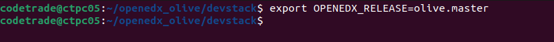 export-olive-release-command-for-olive-open-edx