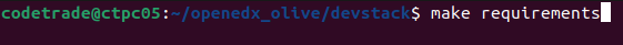make-requirement-command-for-olive-open-edx