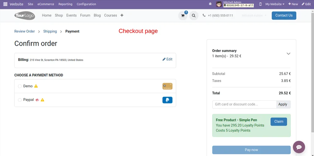 updated_checkout_page