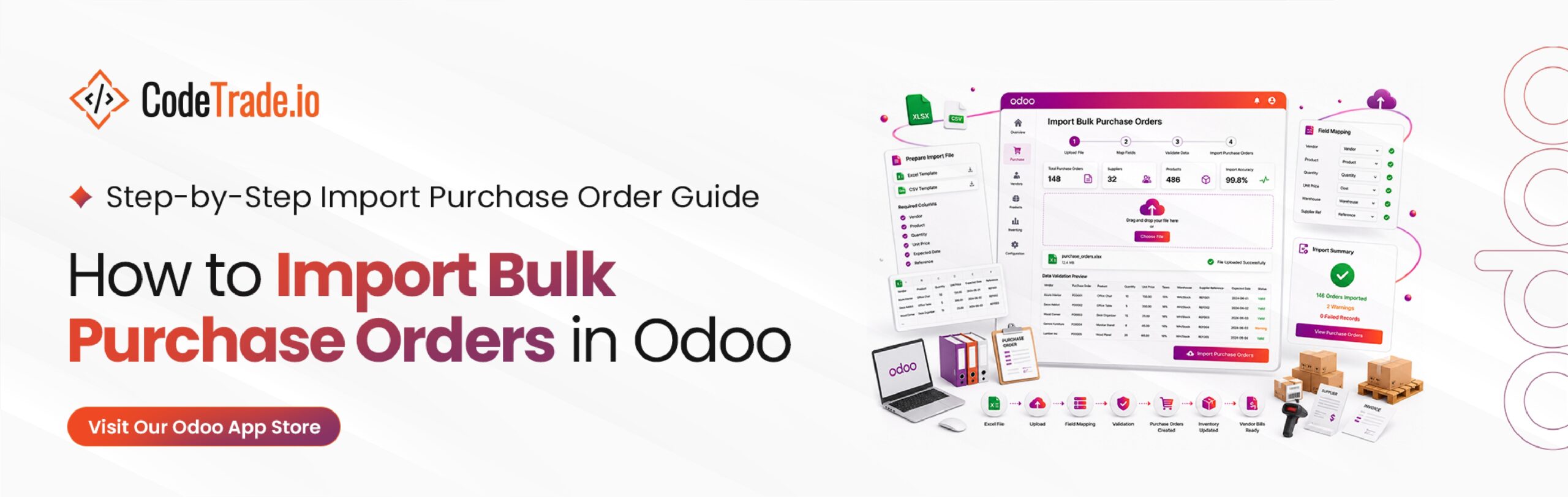 How to Import Bulk Purchase Orders in Odoo