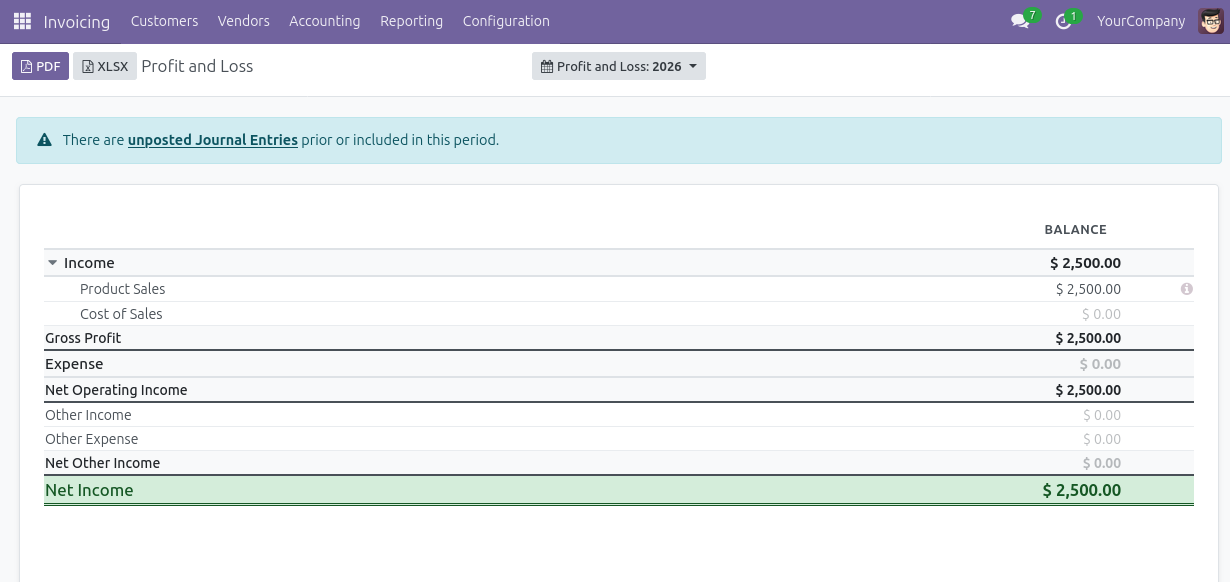 Export Enterprise Accounting In Odoo Community