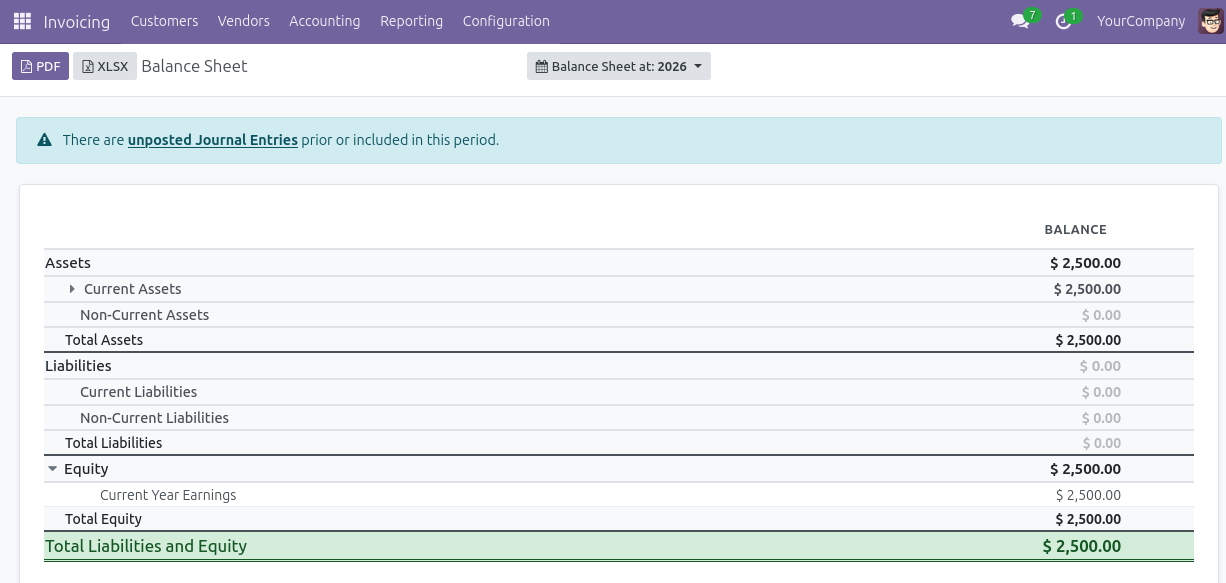 Export Enterprise Accounting In Odoo Community
